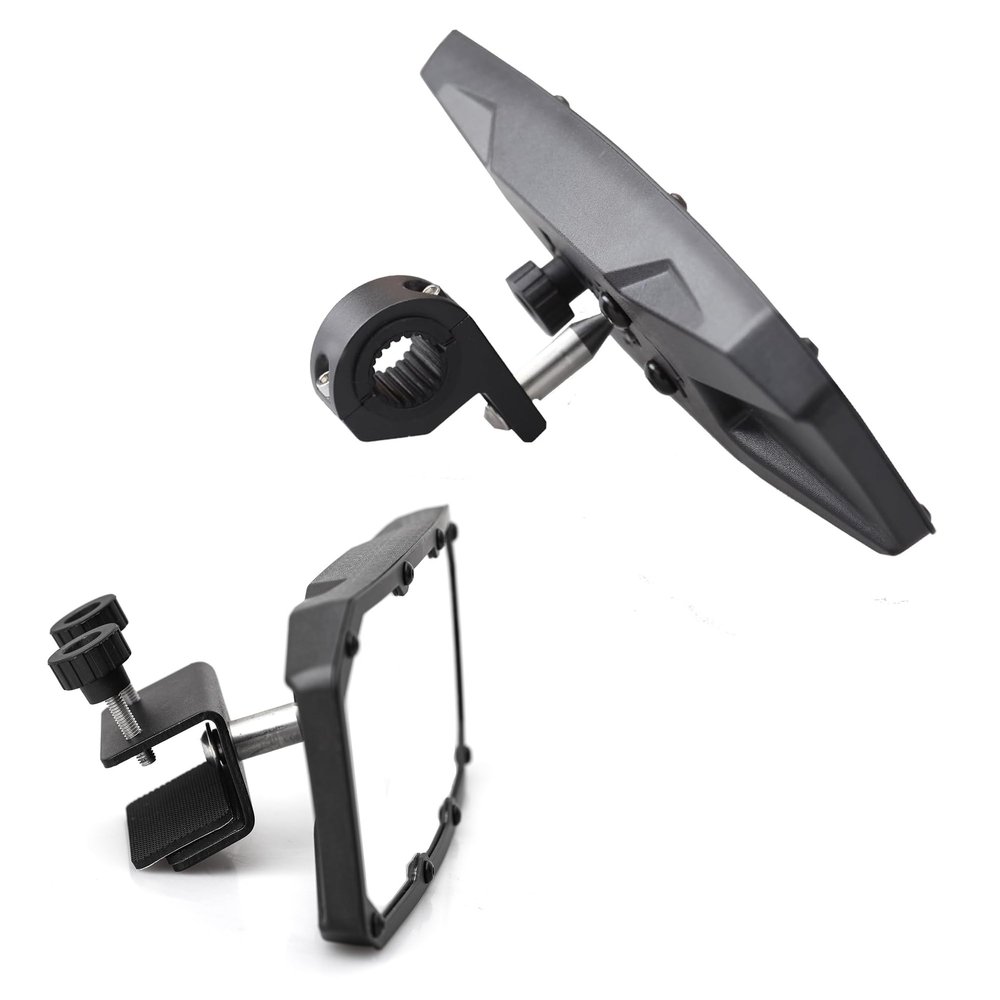 Rear View Boat Mirror 4.2"x11", Universal Marine Mirrors,Wide-angle Convex Rear View Mirror Fit for Ski Boat Pontoon Yacht Boat Sports Crew Surfing,Can be used for circular and square tubes