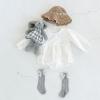 Baby Girls Knee High Socks Toddler Bow Mesh Breathable Dress Socks Kids Newborn Cotton Tube Ruffled (White, 3-5 Years) view 4