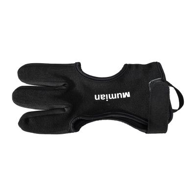 ulafbwur Archery 1Pc Mumian Archery Gloves Breathable Sweat Adsorbed Multi-Purpose Handmade Shooting Hunting Three Finger Gloves for Outdoor Three Finger