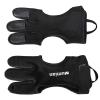 ulafbwur Archery 1Pc Mumian Archery Gloves Breathable Sweat Adsorbed Multi-Purpose Handmade Shooting Hunting Three Finger Gloves for Outdoor Three Finger view 3