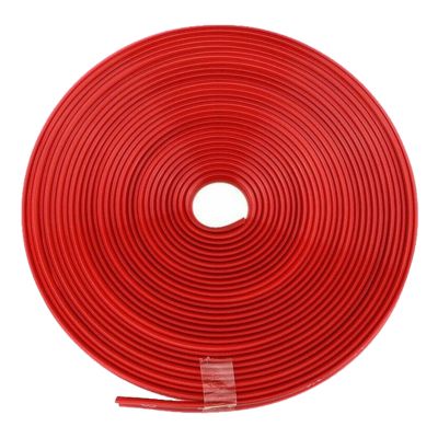 ulafbwur Silicone 2m Electric Scooter Skateboard Body Bumper Protective Strip for Xiaomi M365, Red