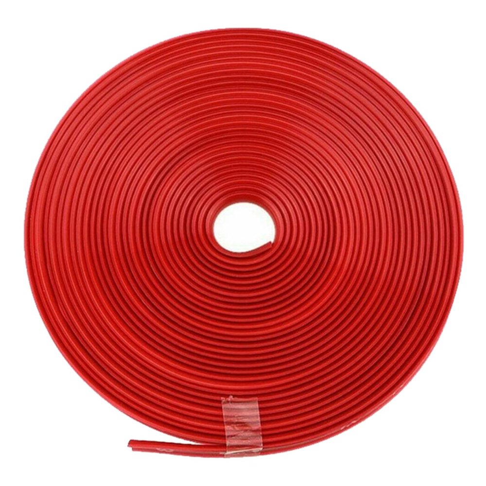 ulafbwur Silicone 2m Electric Scooter Skateboard Body Bumper Protective Strip for Xiaomi M365, Red