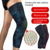 Mcolics Basketball Knee Pads for Kids Youth Adults Protective Padded Compression Long Leg Sleeves Sports Gear for Volleyball Baseball Football 1 Pair (Large, Blue) view 2