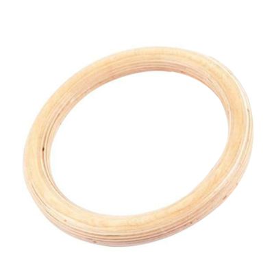 ulafbwur Gymnastic Rings Wooden Fitness Ring Exquisite Comfortable Indoor Workout Ring for Exercise Gymnastic Ring Pull Up Trainer