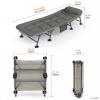 YVYKFZD Camping Cots for Adults, 6-Position Folding Camping Bed, Portable Single Sleeping Cots with Headrest Design, Supports 330 lbs, for Tent Outdoor Travel (Size : 180x65x42cm) view 2