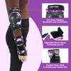 AIDY-PRO Kids Knee Pads and Elbow Pads Set Skateboard Protective Gear, 6 in 1 Knee Guards Kids Wrist Guards for Roller Skating Skateboarding Biking Pink view 3