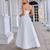 DKZQQ Plus Size Chiffon Bridesmaid Dresses Long Spaghetti Straps Prom Party Gown for Women Dusty Rose Size 22 view 2
