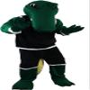 Crocodile Mascot Costume Adult Size for Men & Women with Built-in Fan Inside the Head view 1