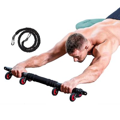 Ab Workout Equipment, Multi-Function 6-In-1 Abdominal Trainers with Pull Rope, Home Gym Strength Training Equipment for Men/Women