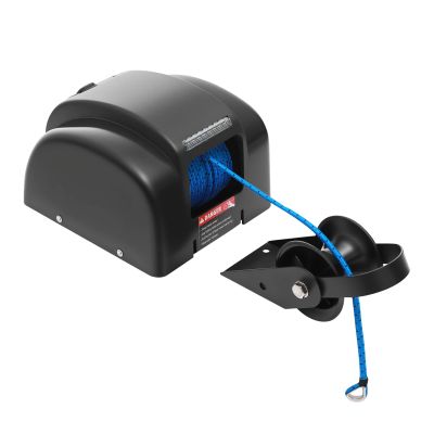 Silencear 45 LBS Electric Anchor Winch, 12V Electric Anchor Winch Boat Anchor Winch with Wireless Controller & 100ft Anchor Rope, for 24ft Fishing Boat Pontoon Boat