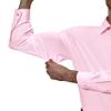 Alimens & Gentle Mens Dress Shirts 4-Way Stretch Long Sleeve Collared Casual Solid Wedding Dating Button Down Shirt Pink view 3