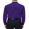 Alimens & Gentle Button Down Shirt Men Purple Long Sleeve Stretch Wrinkle Free Dress Shirts for Business Casual Meetings view 2