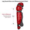Beutyal Baseball Softball Catcher Leg Guards Shin Guards Adult 15 Inch view 2