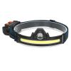 gernie Rechargeable Headlamps, COB Wide Beam Headlight Flashlight with Motion Sensor & Multi Light Mode High Lumens LED Lamp for Hardhat, Camping, Hiking, W678 1 view 1