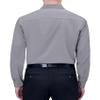 Alimens & Gentle Grey Dress Shirts for Men Long Sleeve Stretch Wrinkle Free Business Casual Button Down Shirt with Pocket view 2