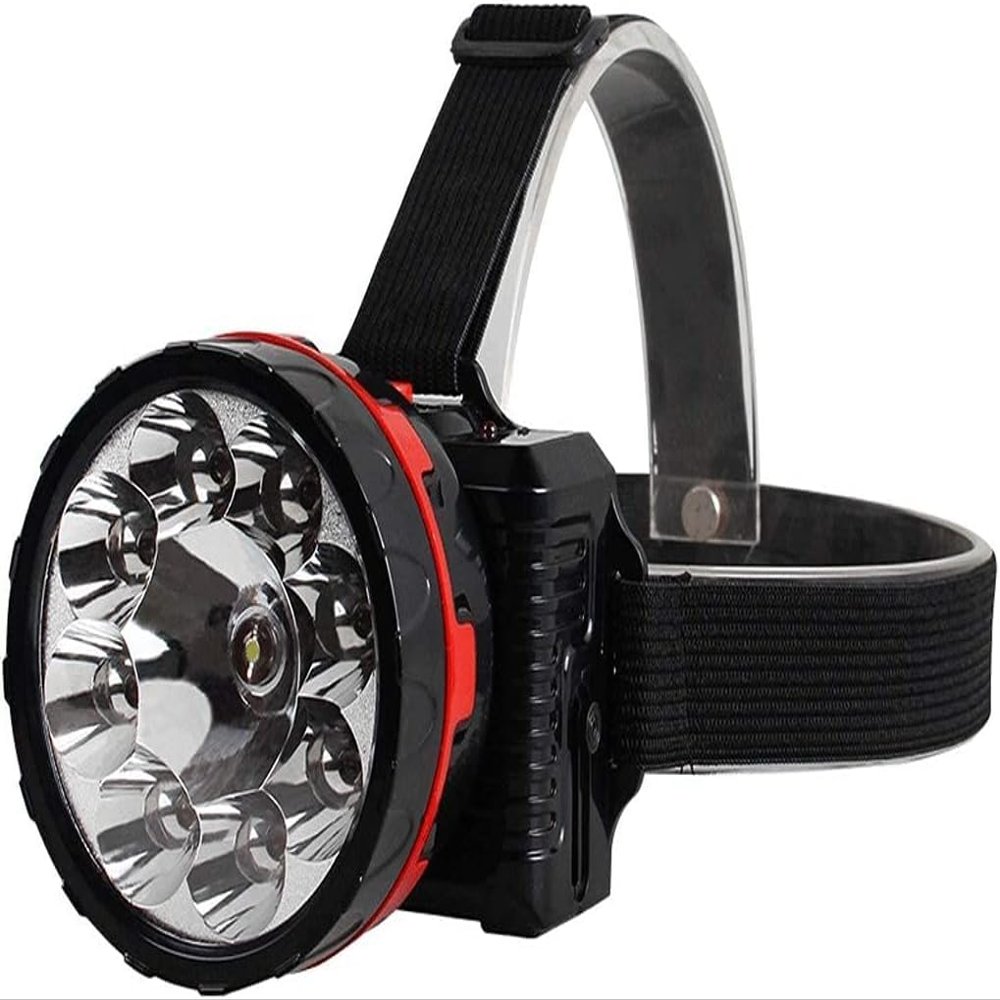 LatUde LED Head Torch,Headlamp Rechargeable Flashlight for Mining,Camping, Hiking, Fishing
