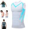 lunhaifi Zemanva Correction Vest, Ionic Shaping Sleeveless Shirt, menionic Tourmaline Posture Corrector Shaping Vest (White,3XL) view 1