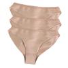 Daydance Tan Girl's Gymnastic Briefs Cotton Seamless Ballet Underwear for Dance, Performance, Skating 3 Packs view 1