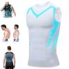 lunhaifi Zemanva Correction Vest, Ionic Shaping Sleeveless Shirt, menionic Tourmaline Posture Corrector Shaping Vest (White,S) view 1