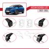 apline Compatible with Nissan Qashqai 3 (J12) 2022-2025 ACE-2 Car Roof Rack Cross Bar Black Aluminium 2 Bars view 4