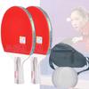  ping Pong Paddle Table Tennis paddle2* Table Tennis Racket, Composed of 7-Layer Base Plate, 4-Star Training Racket with Cross-Body Bag(Color:1) view 1
