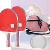  ping Pong Paddle Table Tennis paddleThe 5-Star Double Racket Set Includes 1*Long-Handled Racket and 1*Short-Handled Racket. view 1