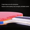  ping Pong Paddle Table Tennis paddleThe 5-Star Double Racket Set Includes 1*Long-Handled Racket and 1*Short-Handled Racket. view 4