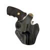 Leather Holster with Safety Lock fits Ruger GP100 or SP101, Handmade, Right Handed, PulsarHolster (Black, GP100 4" Barrel) view 1