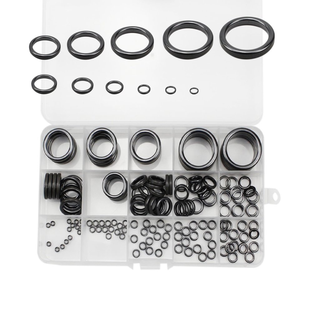 KTGCOZS Pack of 160 Fishing Rod Repair Kit Ceramic Guide Ring Wear Resistant Rod Eye Kit