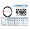 KTGCOZS Pack of 160 Fishing Rod Repair Kit Ceramic Guide Ring Wear Resistant Rod Eye Kit view 4
