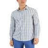 Club Room Mens Woven Collared Button-Down Shirt Blue XL view 1