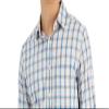 Club Room Mens Woven Collared Button-Down Shirt Blue XL view 2