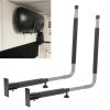 Telescopic folding car roof rack, wall mount for storing kayaks. view 4