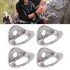 10Pcs Stainless Steel Bolt Hanger,Climbing Hanger Climbing Anchor for Cave Exploration,Strong Load Bearing,Portable Design,Easy to Install view 1