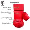 Elite Combat Gear - Sparing Karate Gloves with Thumb Protection (Red & Blue) (Red, XS) view 3