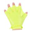BESPORTBLE 6pcs Silicone Swim Paddles Gloves for Boy Girl Swimming Training Equipment for Boys and Girls Water-Resistant Diving Auxiliary Gear Fluorescent Green view 3