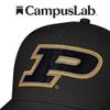 Campus Lab Official Purdue University Team Logo Adjustable Snapback Trucker Hat - Unisex for Men and Women Black view 4