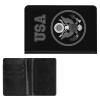 Flag of U.S Passport Protector,Pu Leather Passport Case Wallet Travel Essentials view 2