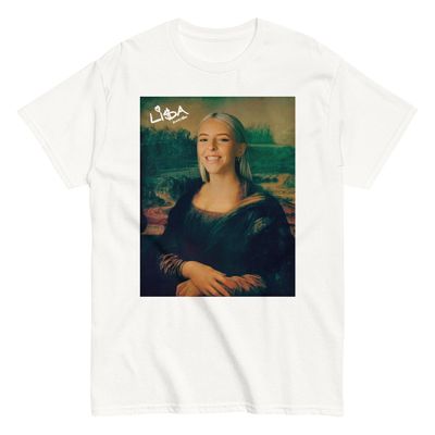 Miko - Mona Lisa T-Shirt YM Trap Love Anime | Young Reggaeton Geek Merch Fans | Playera Unisex (US, Alpha, X-Large, Regular, Regular, White)