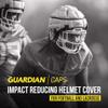 Guardian Cap - Soft-Shell Helmet Cover for Football and Lacrosse - Reduces Impact and Protects Helmets - One Size Fits All for Youth, High School and College Programs - White view 2