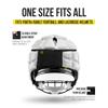 Guardian Cap - Soft-Shell Helmet Cover for Football and Lacrosse - Reduces Impact and Protects Helmets - One Size Fits All for Youth, High School and College Programs - White view 4
