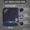 Play Platoon Tournament Series Cornhole Bags Regulation Set of 8 - ACO Approved Corn Hole Bags - Pro Style Premium Dual Sided Slick and Sticky Side Bag - Designed in USA - 4 Shuttle & 4 Spaceman view 2