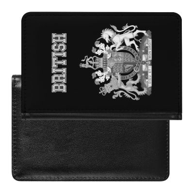 British Flag Passport Protector,Pu Leather Passport Case Wallet Travel Essentials