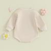 Cousin Crew Shirts Baby Girl Boy Jumpsuit Romper Sweatshirt Sister Brother Cousin Crew Matching Outfits Fall Clothes (Apricot, 0-3 Months) view 3
