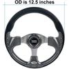 12.5" Golf Cart Steering Wheel Sports Style For EZGO TXT/RXV/ST/Express/Workhorse view 3