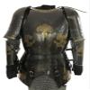 Steel Early Medieval Half Suit of Armour 18 Gauge Plate Armour Wearable Costume view 1