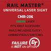 Crimson Trace CMR-206 Rail Master Universal Laser with Instant Activation and Quick Installation for Shooting, Competition and Range view 3