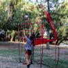 PowerNet Volleyball Practice Net Station and Large Carry Bag Bundle, 8 ft Wide by 11 ft High, Ball Return, Great for Hitting and Serving Drills, Perfect for Team or Solo Training view 4