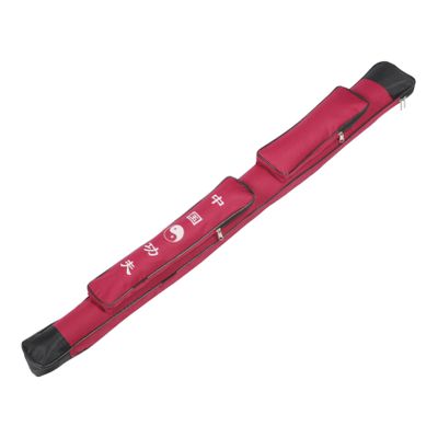 OFFSCH 1pc Sword Protective Cover Thickened Canvas Single Layer Bag for Martial Arts Red Storage for Taichi and Swords