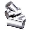 Pare of Marine Boat 316 Stainless Steel Hand Rail Fitting 60 Degree Tee Hardware Tube (Left &Right Each One) (22mm (7/8inch)) view 1
